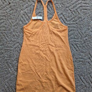 JCrew Bright Orange Summer Cotton Dress